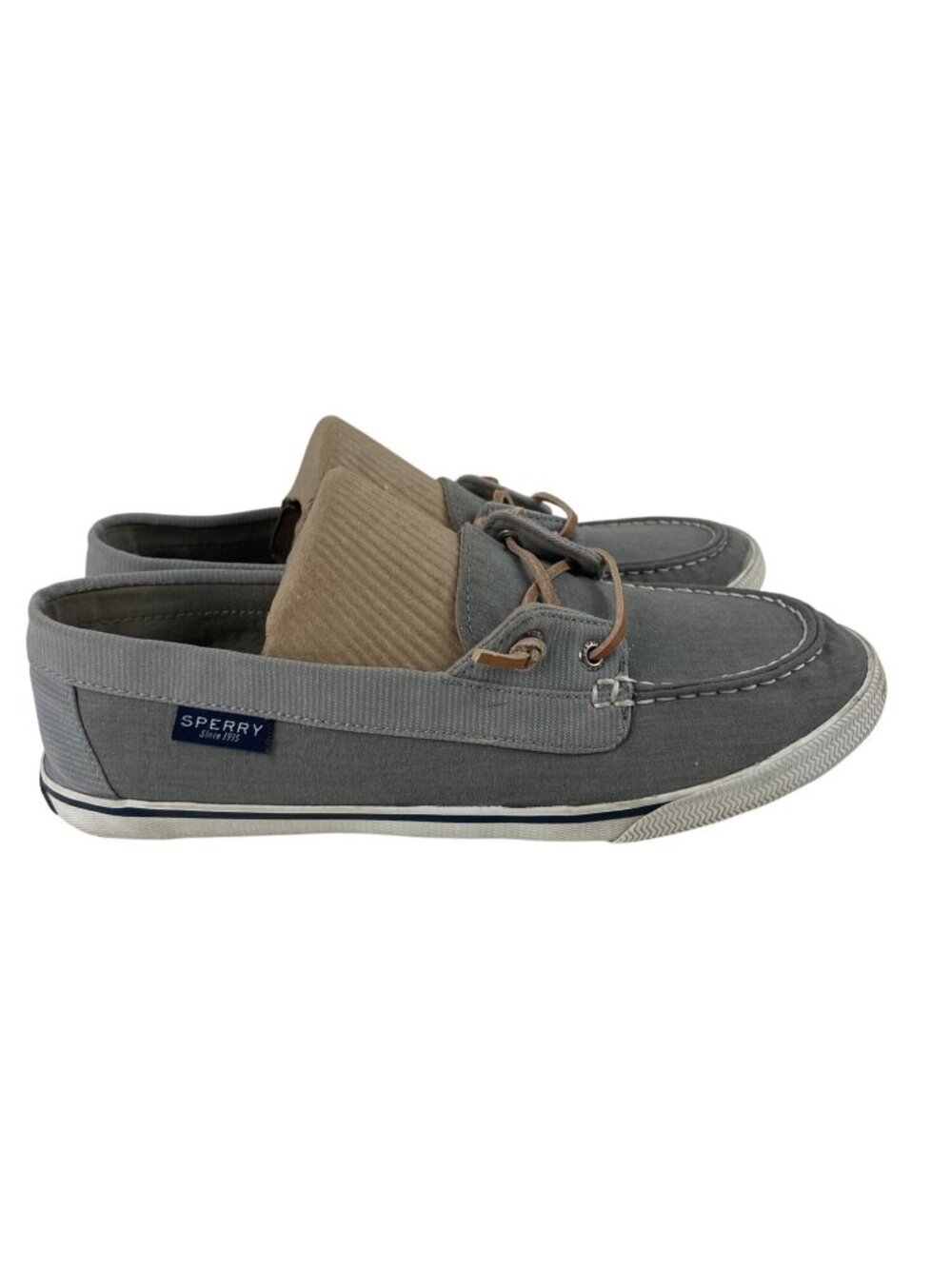 Sperry Shoes Women's Size 9.5 Gray Top Sider Lounge Away Loafer - Picture 2 of 12